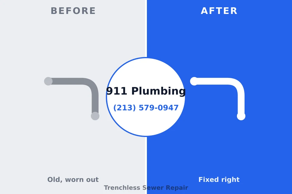 Before and after: plumbing company Ormond Beach, FL